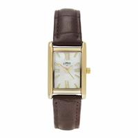 Limit Ladies Mother of Pearl Dial Brown Leather Strap Watch
