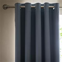 Habitat Plain Blackout Eyelet Curtain Rustic Blue