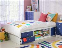 Argos Home Malibu Cabin Bed and Mattress - Blue & White
