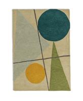 Habitat Forma Geometric Wool Flatweave Rug - 170x120cm