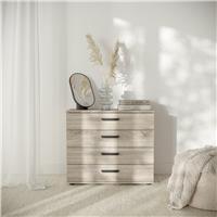 Argos Home Bayley 4 Drawer Chest - Oak Effect