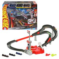 Hot Wheels Racing Formula 1 Sprint Race Circuit Track Set & 3 Die-Cast Cars