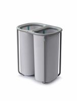 Joseph Joseph Duo 80L Easy Empty Laundry Basket - Grey