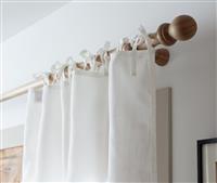 Habitat Plain Voile Curtain Panel - White - 140X229cm