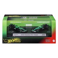 Hot Wheels Premium KICK Sauber F1 Team 2-Pack of 1:64 Scale Race cars