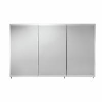 Croydex Burwell 3 Door Mirrored Cabinet - White