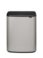 Brabantia Bo 2 x 30 Liters Touch Bin - Soft Grey