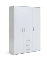 Argos Home Oslo 3 Door 3 Drawer Wardrobe - White