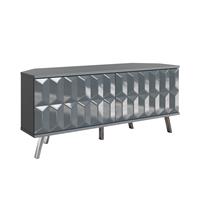 Frank Olsen Elevate 2 Door Corner TV Unit - Grey