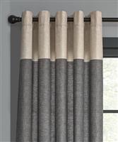 Habitat Header Eyelet Curtains Charcoal