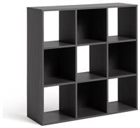 Habitat Squares 9 Cube Storage Unit - Black