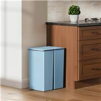 EKO Morandi 60 Litre Touch Top Recycling Bin - Blue