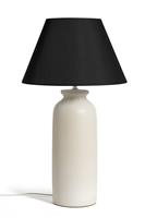 Habitat Hashi 70cm Ceramic Table Lamp - Off White & Black