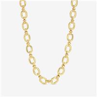 Jon Richard Gold Plated Open Link Necklace