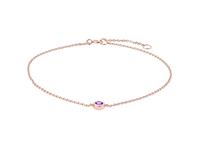 Revere Rose Gold Plated Silver Amethyst Bracelet