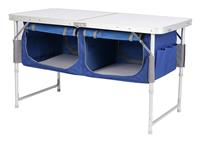 Pro Action Folding Camping Table with Storage