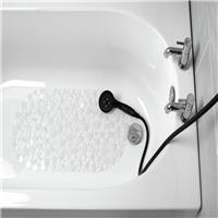 Beldray Anti Mould Pebble Bath Mat - Clear