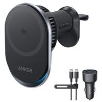 Anker Prime Qi2 25W Wireless Car Charger - Black