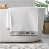 Catherine Lansfield Relax & Unwind Hand Towel - White