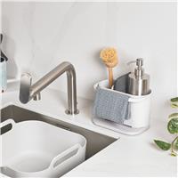 ReBorn 2 Piece Washing Up Bowl and Sink Tidy Set - Stone
