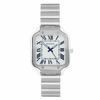 Sekonda Square Case Silver Stainless Steel Bracelet Watch