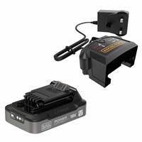 Black + Decker 18V Cordless Lithium-Ion Battery and Charger Kit