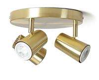 Argos Home 3 Light Spotlight Plate - Brass