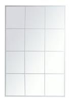Habitat Rectangular Window Mirror - Grey - 120x80cm