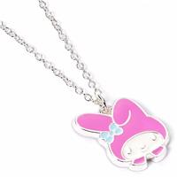 Hello Kitty Gold Tone Metal and Pearlised Enamel My Melody Pendant Necklace