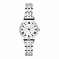 Sekonda Round Silver Tone Case Stainless Steel Bracelet Watch