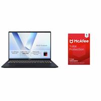ASUS Vivobook 16in Snapdragon 8GB 128GB Laptop Bundle - Blue