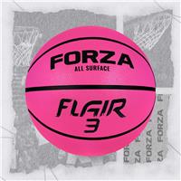 FORZA Size 3 Flair Rubber Basketball - Pink