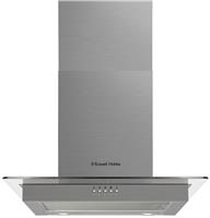 Russell Hobbs RHFGCH601SS 60cm Flat Glass Chimney Cooker Hood - Stainless Steel
