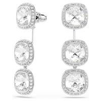 Swarovski Una Angelic Crystal Cushion Drop Earrings