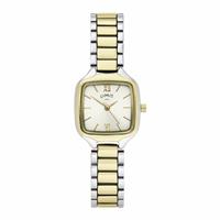 Limit Ladies Silver Sunray Dial Two Tone Bracelet Watch