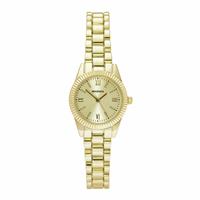 Sekonda Ladies Champagne Sunray Dial Gold Tone Bracelet Watch