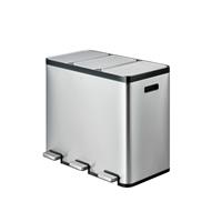 EKO Ecocasa 60 Litre Kitchen Recycling Bin - Stainless Steel