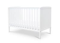 Baby Elegance Elle Cot and Mattress - White