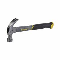 Stanley 1 Piece 16oz Curve Claw Fibreglass Hammer