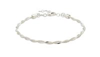 Revere Sterling Silver Twisted Mixed Chain Bracelet