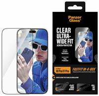 PanzerGlass iPhone 18 Pro/17 Pro Ultra-Wide Fit Screen Protector