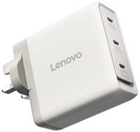 Lenovo 100W USB-C Multi-Port GaN Charger with USB-C Cable - White