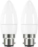 Argos Home 4.2W LED Candle BC Light Bulb - 2 Pack