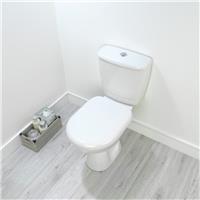 Beldray Antibac Plastic Soft Close D-Shape Toilet Seat - White