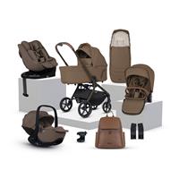 Silver Cross Breez 360 Car Seat Family Travel System Bundle - Maple