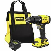 Stanley Fatmax V20 Cordless Brushless Hammer Drill with Soft Bag - 18V