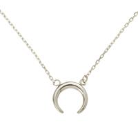 Revere Sterling Silver Crescent Pendant Necklace