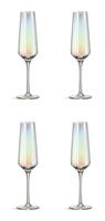 Habitat Iridescent Lustre Set of 4 Champagne Flute