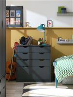 Habitat Kids Pagnell 3+2 Chest of Drawers - Grey