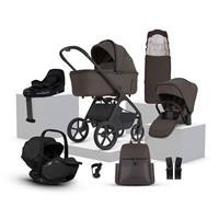 Silver Cross Cove 2 360 Car Seat Bundle - Chocolate & Iconic Black